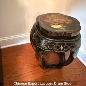 Chinese-Export-Lacquer-Drum-Stool-second-image
