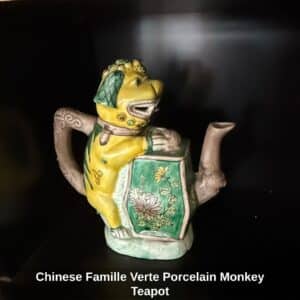 Chinese-Famille-Verte-Porcelain-Monkey-Teapot