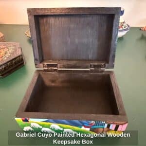 Gabriel-Cuyo-Painted-Hexagonal-Wooden-Keepsake-Box-second-image