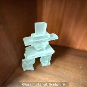 Glass-Inukshuk-Sculpture