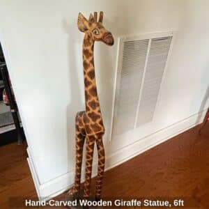 Hand-Carved-Wooden-Giraffe-Statue-ft
