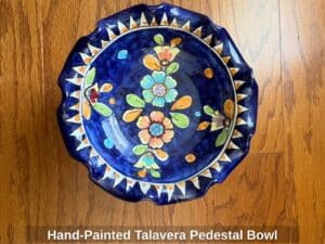 Hand-Painted-Talavera-Pedestal-Bowl-second-image