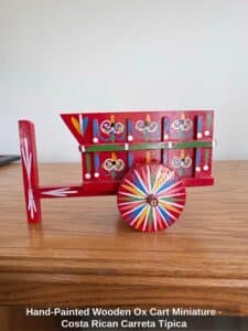Hand-Painted-Wooden-Ox-Cart-Miniature-Costa-Rican-Carreta-Tpica