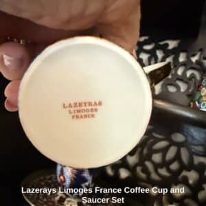Lazerays-Limoges-France-Coffee-Cup-and-Saucer-Set-second-image