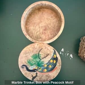 Marble-Trinket-Box-with-Peacock-Motif-second-image