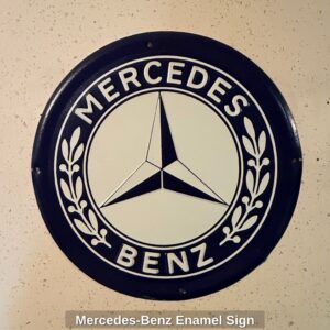 Mercedes-Benz-Enamel-Sign