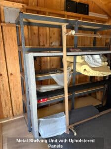 Metal-Shelving-Unit-with-Upholstered-Panels
