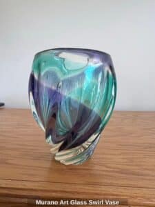 Murano-Art-Glass-Swirl-Vase