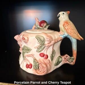 Porcelain-Parrot-and-Cherry-Teapot