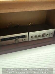 Realistic-TM-AM-or-FM-Stereo-Tuner-and-SA-Integrated-Stereo-Amplifier-with-Speakers