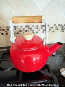 Red-Enamel-Tea-Kettle-with-Wood-Handle