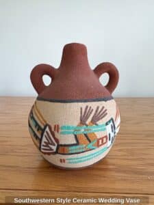 Southwestern-Style-Ceramic-Wedding-Vase