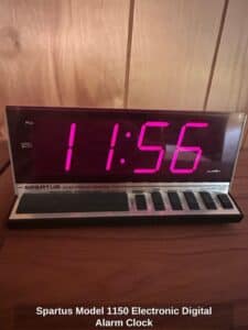 Spartus-Model-Electronic-Digital-Alarm-Clock