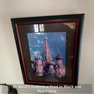 St.-Basils-Cathedral-Print-in-Black-and-Red-Frame