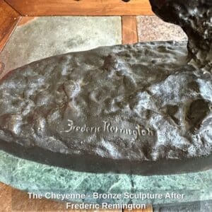 The-Cheyenne-Bronze-Sculpture-After-Frederic-Remington-fourth-image