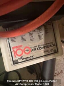 Thomas-SPRAYIT-PSI-Oil-Less-Piston-Air-Compressor-Model-second-image