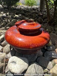 Vintage-Redware-Water-Cooler-Jug-with-Lid