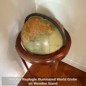Vintage-Replogle-Illuminated-World-Globe-on-Wooden-Stand-second-image