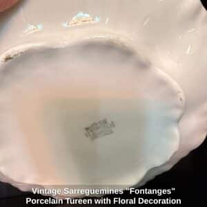Vintage-Sarreguemines-Fontanges-Porcelain-Tureen-with-Floral-Decoration-second-image