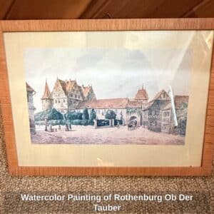 Watercolor-Painting-of-Rothenburg-Ob-Der-Tauber