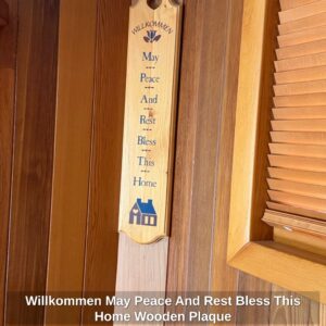 Willkommen-May-Peace-And-Rest-Bless-This-Home-Wooden-Plaque