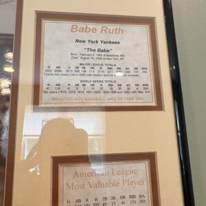 Babe-Ruth-The-Babe-New-York-Yankees-Framed-Display-second-image