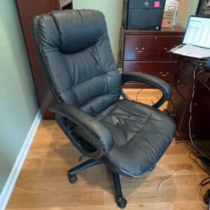 Black-Faux-Leather-Executive-Office-Chair-with-Layered-Padding-second-image