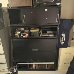 Black-Metal-Multi-Drawer-Filing-Cabinet