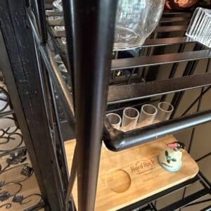 Black-Metal-Tier-Bakers-Rack-Shelf-Unit-second-image