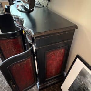 Black-and-Red-Carved-Sideboard-Cabinet-second-image