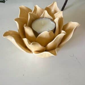 Ceramic-Lotus-Flower-Tea-Light-Holder