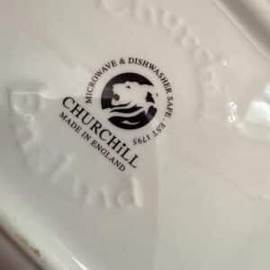 Churchill-Blue-Willow-Georgian-Shape-Butter-Dish-second-image