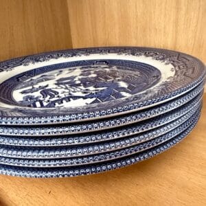 Churchill-Willow-Pattern-Dinner-Plates-second-image