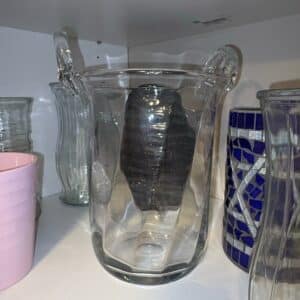Clear-Glass-Vase-with-Applied-Handles
