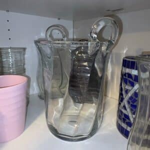 Clear-Glass-Vase-with-Applied-Handles-second-image