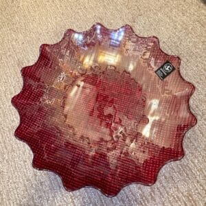 DC-Glassware-Red-Wavy-Rim-Bowl