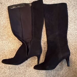 Ellen-Tracy-Colby-Black-Suede-Knee-High-Boots