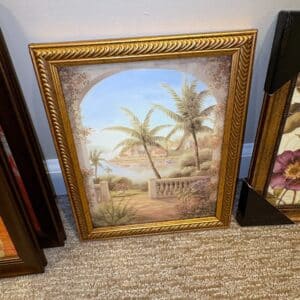 Framed-Floral-and-Tropical-Landscape-Art-Prints-Set-of-third-image