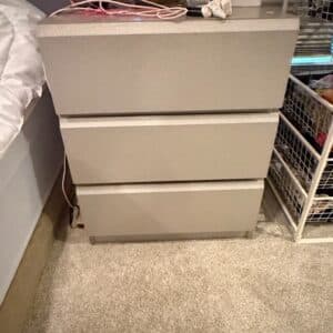 IKEA-Malm-Drawer-Chest-Gray