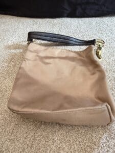 JPK-Paris-Tan-Nylon-Hobo-Bag-with-Black-Leather-Strap