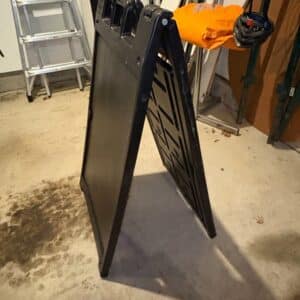Keller-ft.-Aluminum-Step-Ladder-and-Signicade-Deluxe-A-Frame-Sign-Holder-fifth-image