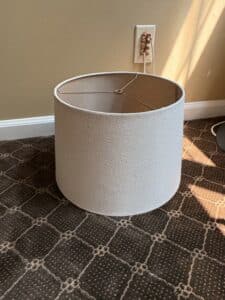 Linen-Drum-Lampshade