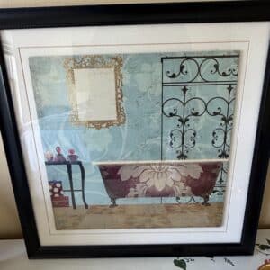 Lisa-Audit-Eco-Motif-Bath-II-Framed-Artwork