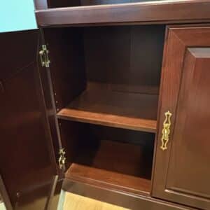 Mahogany-Finish-Bookcase-with-Cabinet-Doors-second-image