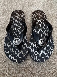 Michael-Kors-Bedford-Logo-Flip-Flops