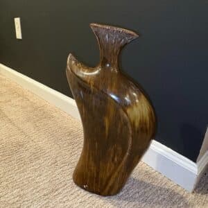 Mid-Century-Modern-Drip-Glaze-Ceramic-Vase