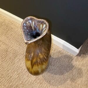 Mid-Century-Modern-Drip-Glaze-Ceramic-Vase-third-image