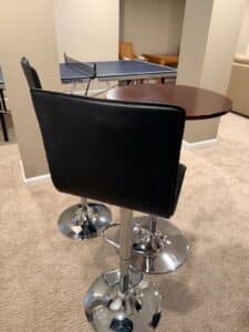 Modern-Adjustable-Height-Bar-Stool-with-Black-Faux-Leather-Seat