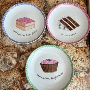 Nancy-Green-for-Boston-Warehouse-Trading-Corp.-Dessert-Excuses-Dessert-Plates-Set-of-