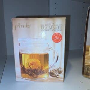 Primula-Piece-oz.-Personal-Glass-Mug-Tea-Maker-with-Loose-Leaf-Tea-Infuser-and-Bonus-Tea-Flower